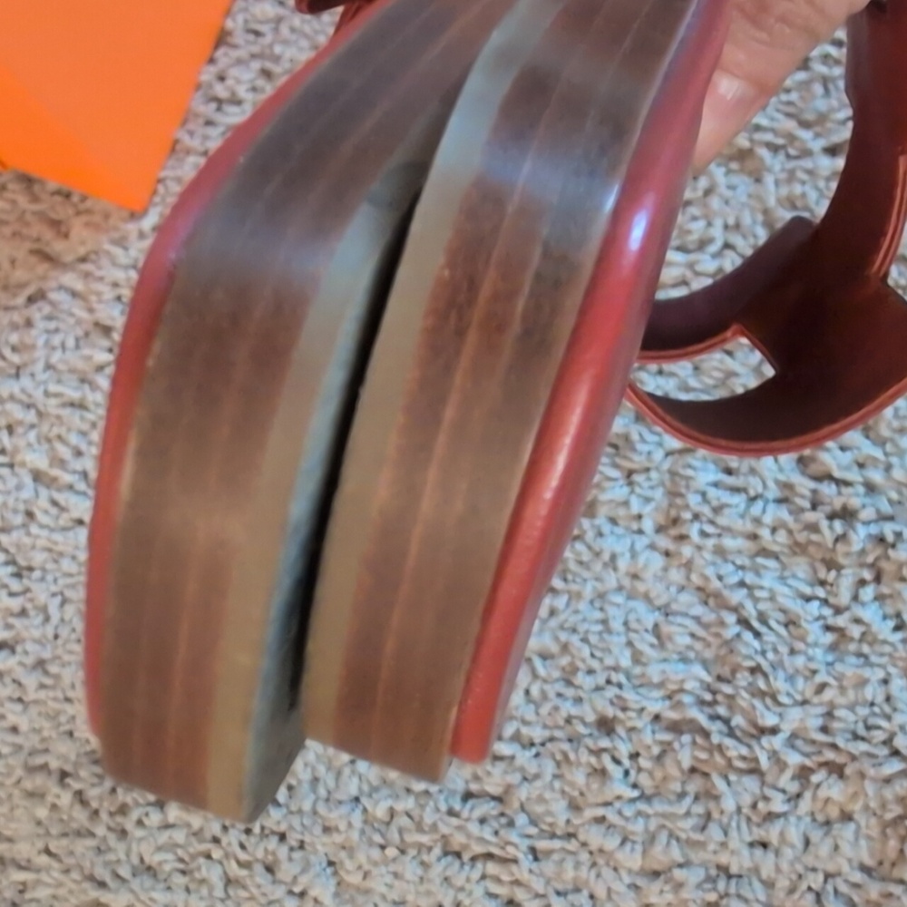 Hermes Oran Orange Brulee Size 38 - Picture 14 of 14